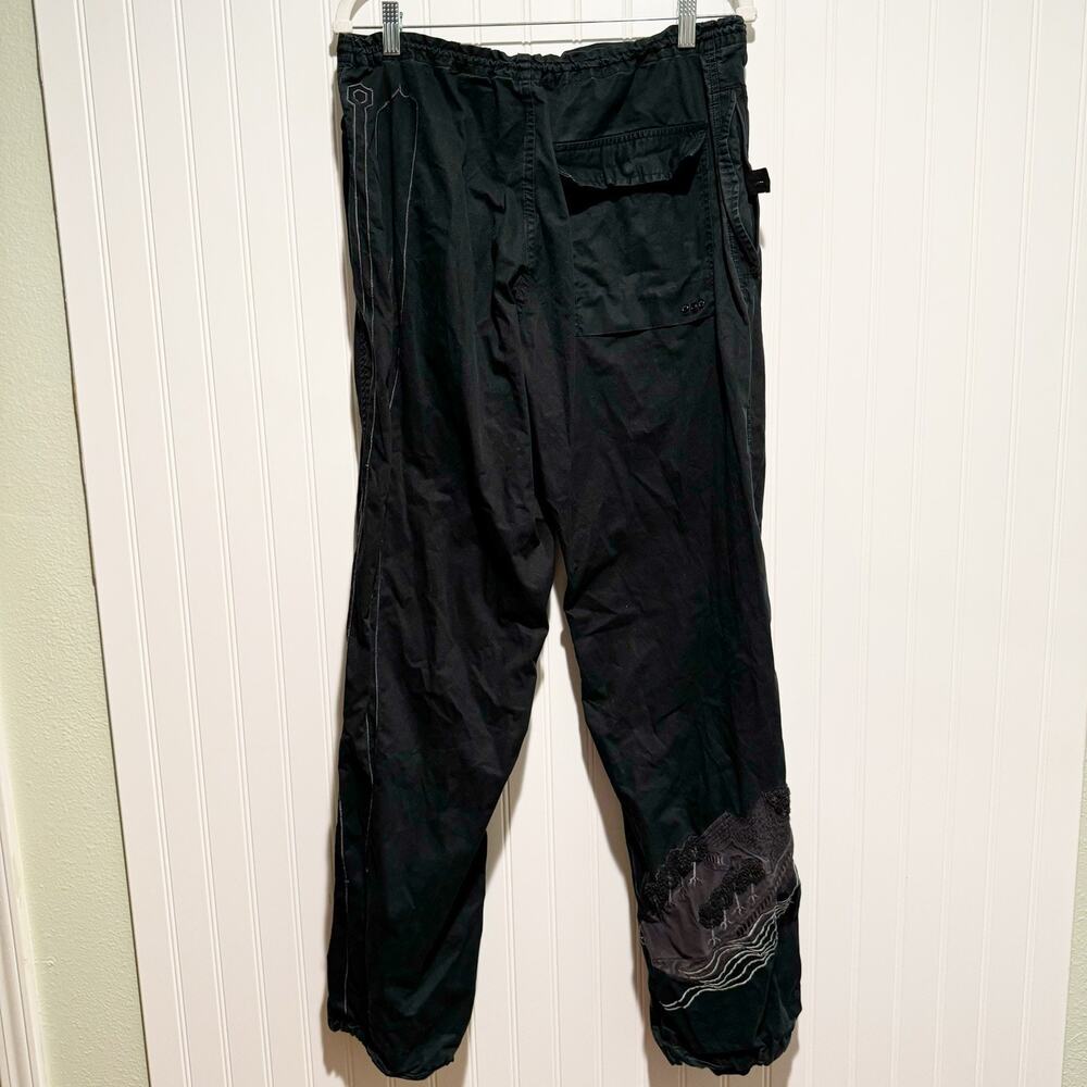 Maharishi Original Black Snopants Embroidery 90s Y2K Baggy Streetwear Mens Large - Picture 6 of 10